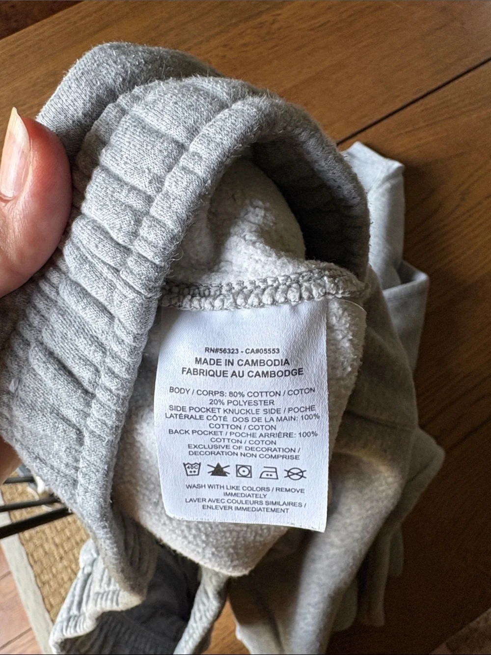 Nike Kids Light Gray Fleece Joggers